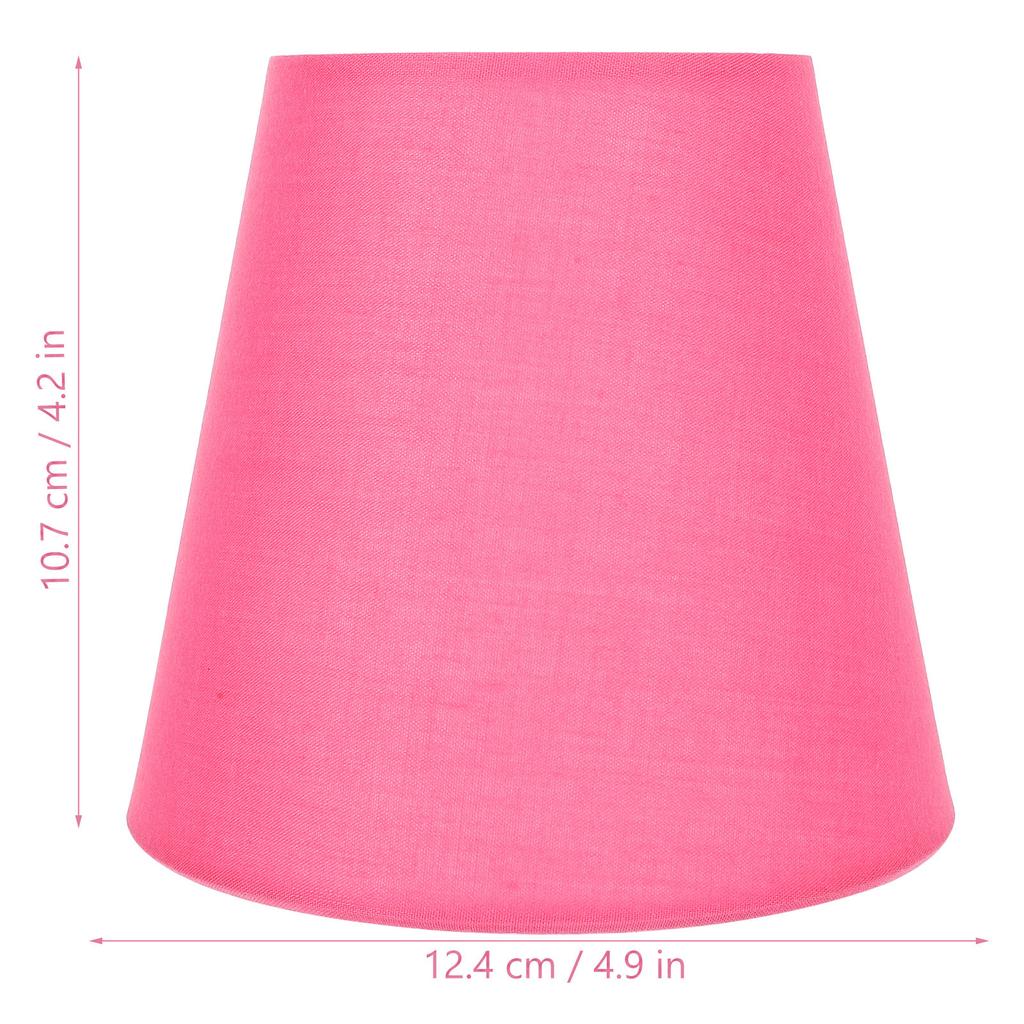 Clip-on Fabric Tabletop Lamp Shade Soft Comfortable Lampshade Cover for Desk Lamp Light Cover Household Lighting Replacement