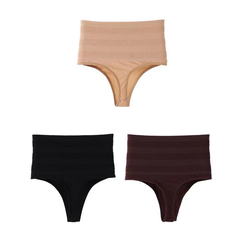Tummy Control Panties Women Belly Shaper High Waist Seamless Thong Breathable Slimming Female Body Shapers Underwear