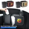 GJIFK1 Multifunctional Car Seat Back Trash Can Storage Box Storage Pocket For Fiat Abarth 595 Abarth 500 Abarth 124 Spider Accessories