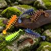 4Pcs/Set Highly Elastic Sea Cucumber Lure Floating Soft Fishing Lure  Freshwater Fishing