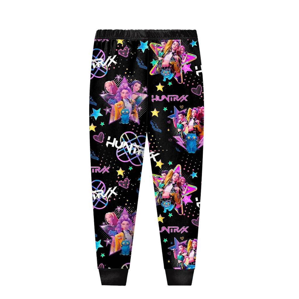 Children's Fashion Suit Skirt Round Neck Long Sleeve Top Pants