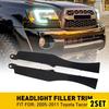 2Set FOR TOYOTA 2005-2011 TACOMA BUMPER FRONT FILLER HEADLIGHT TRIM PANEL SET &