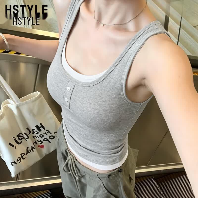 Women s Layered Camisole Sleeveless Tank Top XL