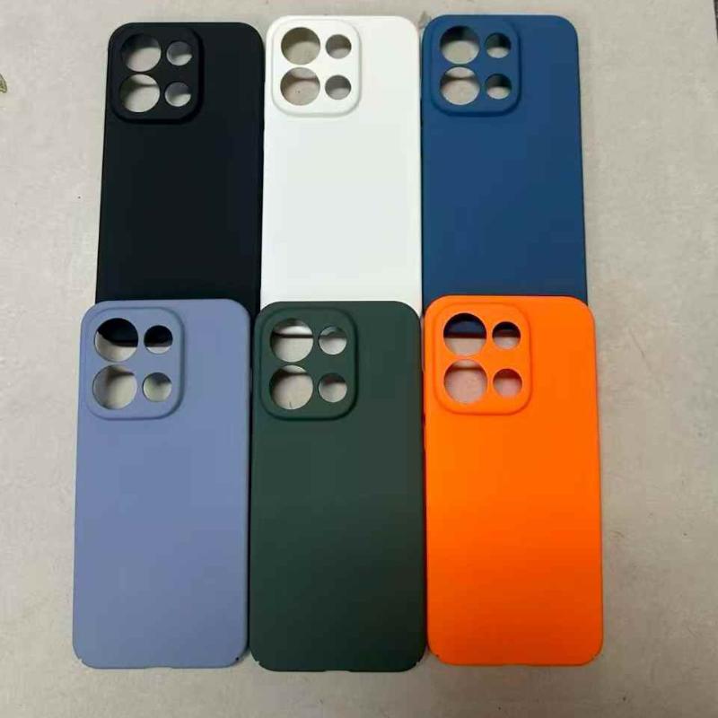 Hard PC Shockproof Case For OPPO Reno 16 16Pro Simple Solid Color Matte Lens Protection Phone Cover For Reno16 Pro Bumper Shell