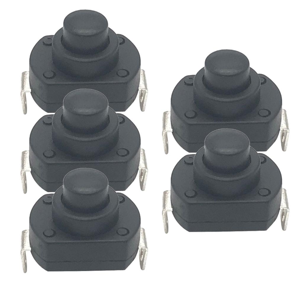 BHBL Flashlight Switch Button Power Self-Locking 6A Flashlight Button Ship-Type High Current Press To Power On 13.9mm