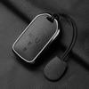 Metal And Leather Car Key Case Cover For Honda Crv Cr-V Fit Civic Accord Hr-V Hrv City Odyssey Xr-V Car Key Case Protect Fob