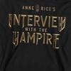 Interview With The Vampire Unisex Adult Gold Logo Sweatshirt