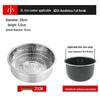 304 Stainless Steel Steamer Basket for Rice Cooker - Fine Hole Steaming Tray with Inner Rack and Layered Accessories for Electric Pressure Cookers