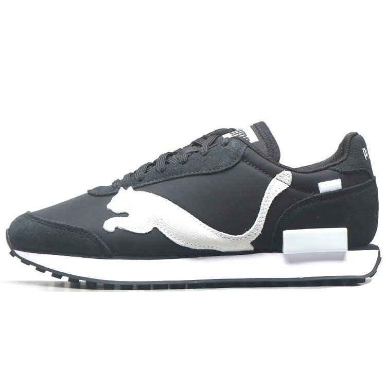 PUMA Future Rider Black White Unisex Lifestyle Shoes 380864-02 EU 36