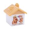 Random 3Pcs Cute Capybara Pencil Sharpener Portable Double Hole Pencil Sharpener Mini Manual Pencil Sharpener Student Stationery