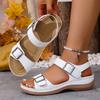 Damen Sommer Camping Reise Strand Essentials Leichte Sandalen, Einfache Stilvolle Flache Schuhe
