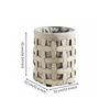Woven Laundry Basket with Liner Decorative Storage Rigid for Bedroom