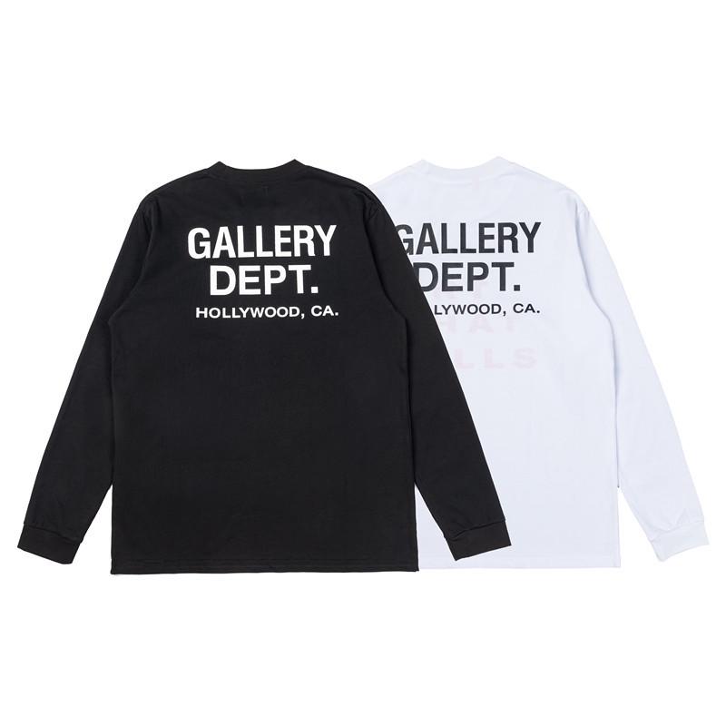 Gallery Dept Heart Letter Slogan Long-Sleeve T-Shirt - Men's Trendy Style