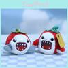 Cute Cartoon Shark Plush Toy Keychain Super Soft Stuffed Animal For Bags