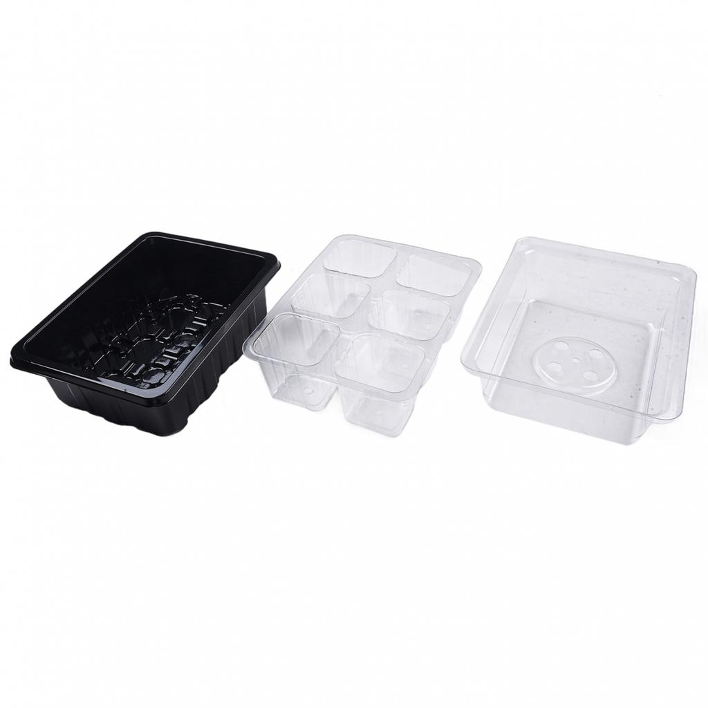 Compact Size Greenhouse Dome Plant Shoots Kit Starter Trays