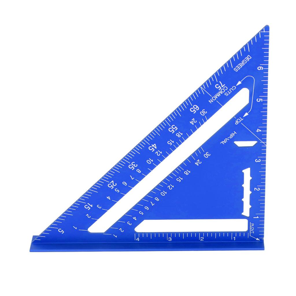 Echer de dulgher 7in Prelucrarea lemnului Imperial Instrument de măsurare căprior 90 45 grade Metal Aliaj de aluminiu