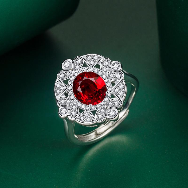 BELLA BOX Classic Opening Resizable Rings For Women Zircon Engagement Party Fine Jewelry Gift