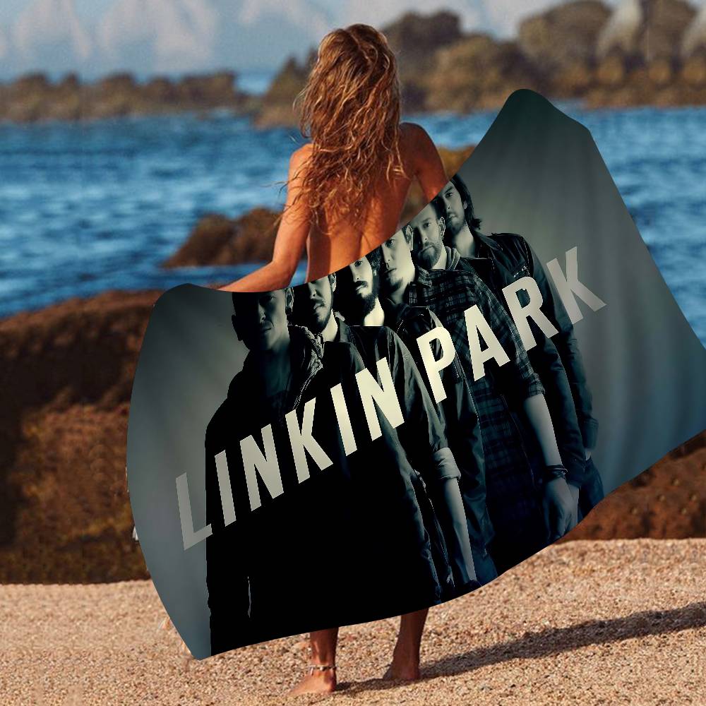 

L-Linkin Hot Band Park Big Microfiber Beach Towels Quick Dry Towel Sand Beach Towels Pool Towel For Travel Swim Pool Yoga W30*H60(CM)