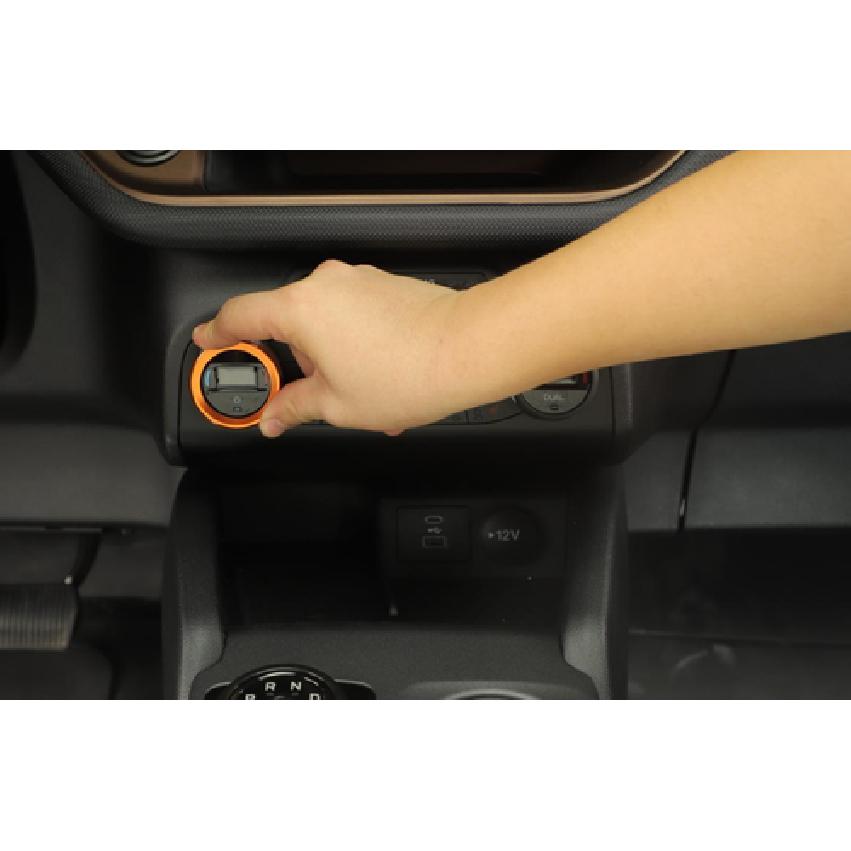 2 Stück Auto Klimaanlagenschalter Knopf Zierring Orange Für Ford Bronco Sport +