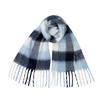 Winter Women Knitted Scarf Headscarf Casual Preppy Rainbow Plaid Tassel Scarve Elegant Lady Mujer Thick Wrap Shawl New Christmas