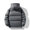 Winter New Men's Korean Version Black Gold Solid Color, White Goose Down Jacket Trendy Couple Coat