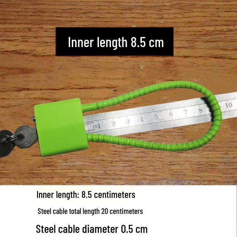 Steel Cable Combination Padlock: Anti-Theft Lock for Cabinets & Files