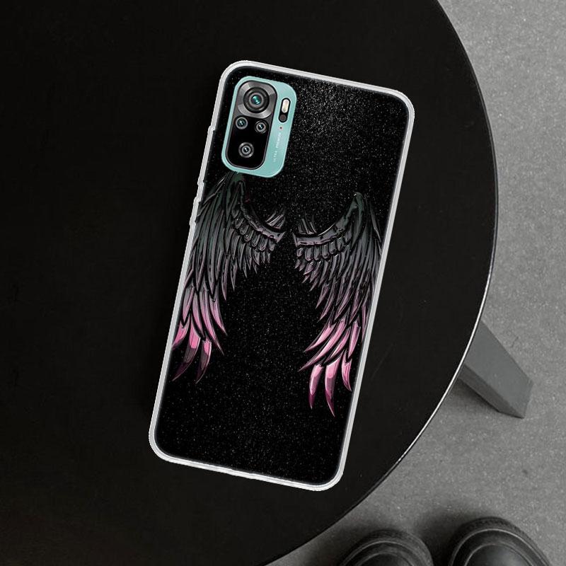 Angel Wings Demon Wing Phone Case Cover for Xiaomi Redmi Note 15 14 13 12 11 Pro Plus 14S 12S 11S 11T 11E 10S 10 Customized Fund