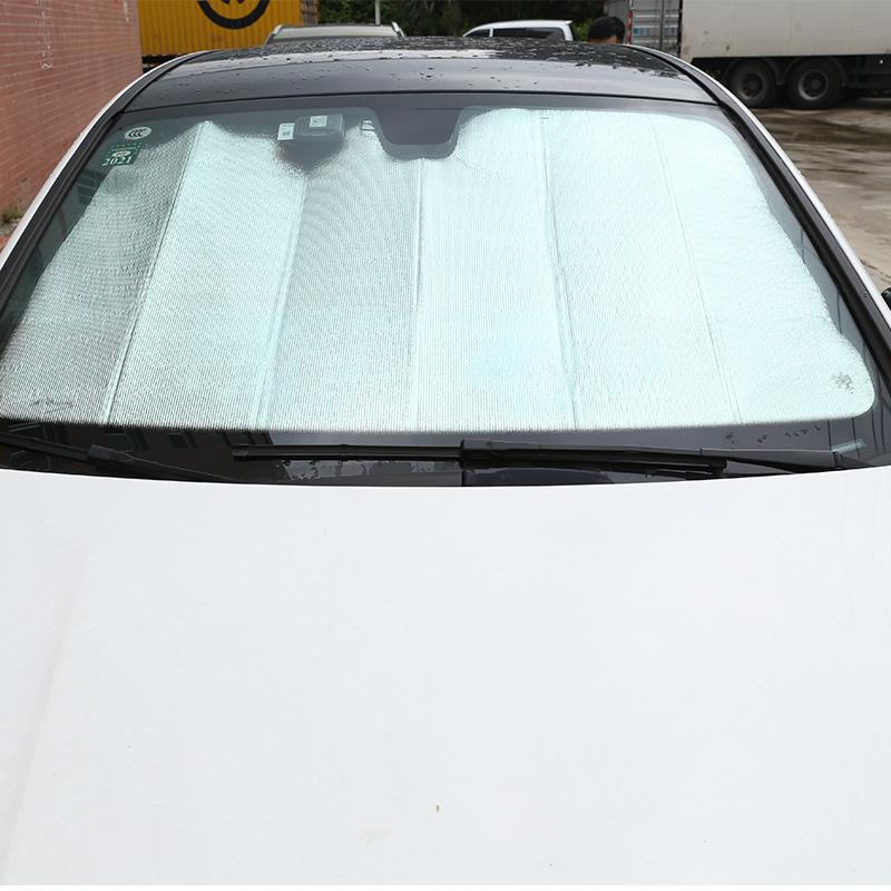 For Mercedes Benz B Class W247 20-22 aluminum foil Silver Car Front Windshield Thermal Curtain Shading Sunscreen Car
