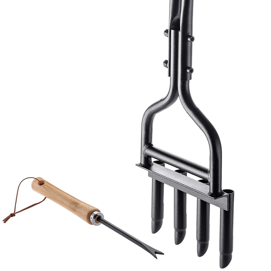 KADAX Tubular Garden Aerator, Manual, 92 X 20 Cm, Black
