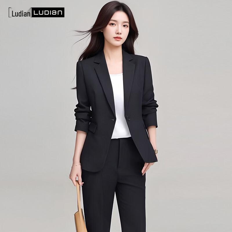 

Ludian Women s Slim-Fit Business Casual Suit Set 180/100A