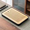 Portable Bamboo Tea Tray with Water Storage
