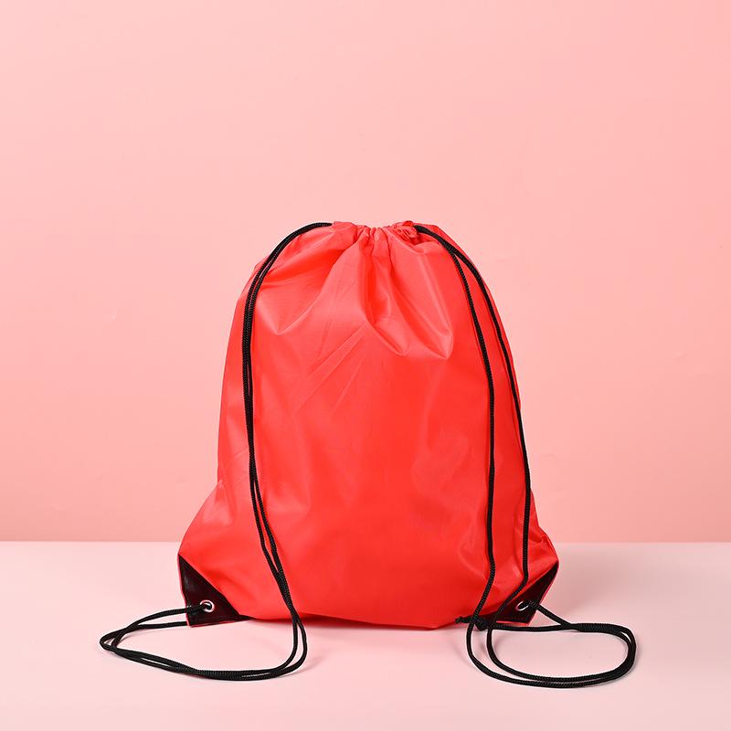 Waterproof Polyester Drawstring Sports Backpack for Outdoor Use