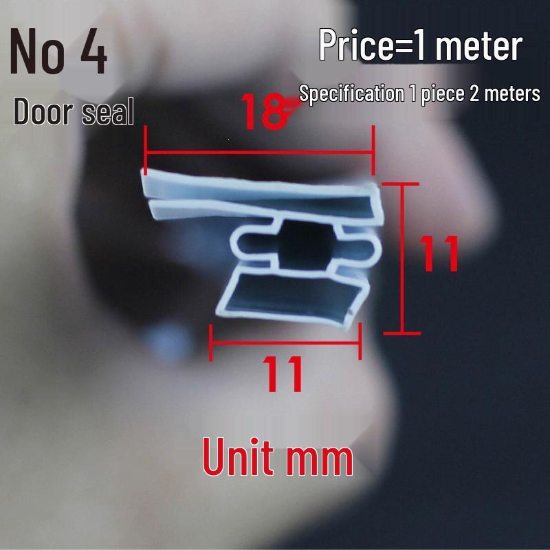 Magnetic Door Seal Strip for Refrigerator, Wine Cabinet, and Sterilization Cabinet