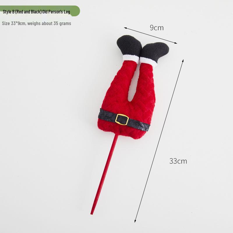 Christmas Elf Leg & Hat Tree Inserts – Festive Decor Accents