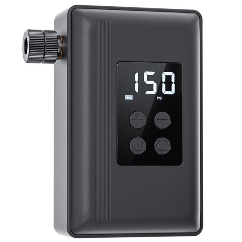 High Accuracy Bike Air Pumps Digital Display Compact Design Lightweight ABS Bike Tire Pumps Fast Inflation Device