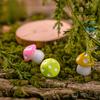 Colorful Mushroom Micro Landscape Moss Set Decoration Plush Home Decoration Resin Craft Decoration Small Decoration