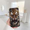 FM3 Tier Wolf Tiger Löwe Soft Shell Handyhülle für iPhone 16 15 14 13 12 Pro Max Plus Mini