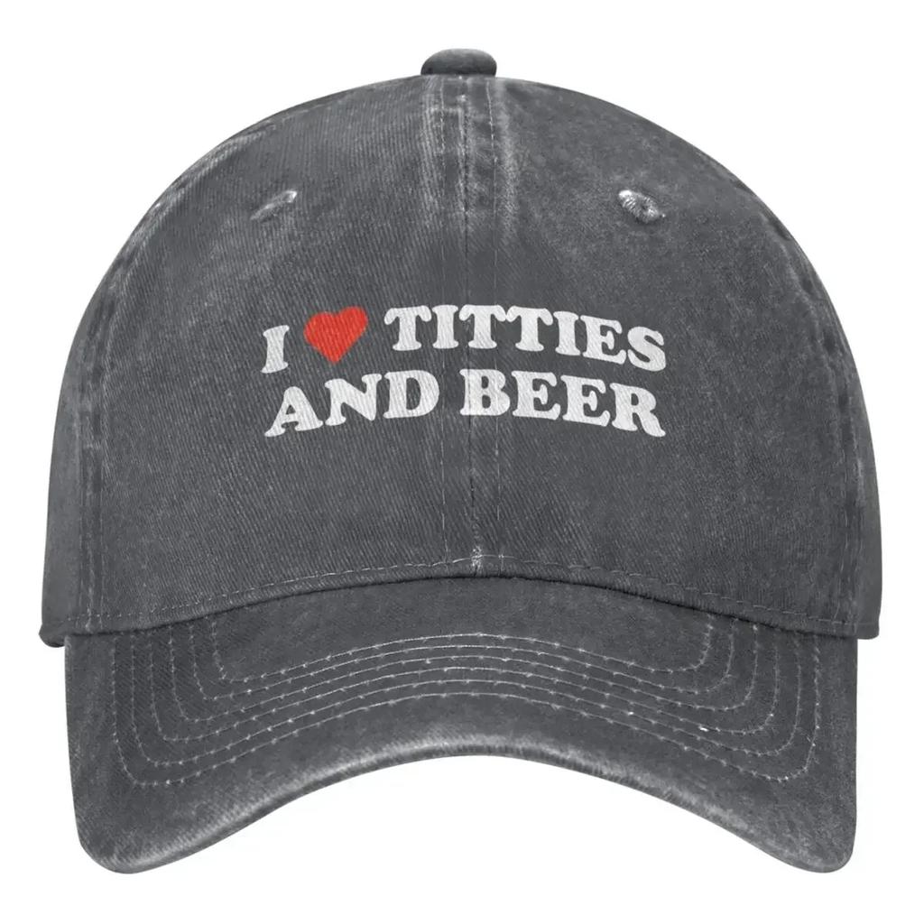 Amo Tette e Birra Cappellino da Baseball Running Hippie yk Cappellino Trucker Cool Unisex Adolescenti Cappellini da Baseball Designer Vintage