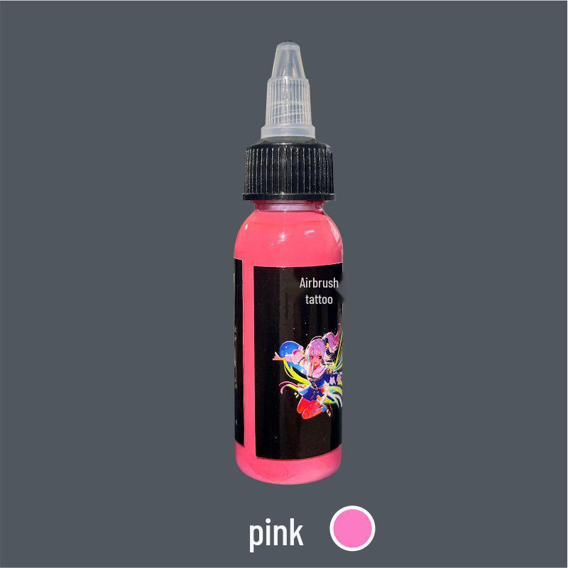 Waterproof Temporary Airbrush Tattoo Pigment - Realistic, Non-Discoloring Body Paint