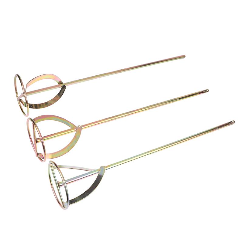 1Pcs S-Type Mixer Drill Paint Stirring Rod Handheld Paint Plaster Mortar Mixing Paddle Machine Power Tool Accessories