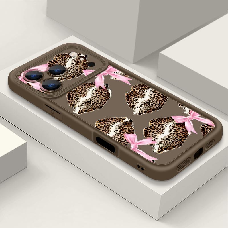 Shockproof Phone Case For iPhone 17 Pro Max Case iPhone 16 15 14 13 Pro Max 11 17e 16e Fashion Kiss Lips Print Soft Silicone Bumper Cover