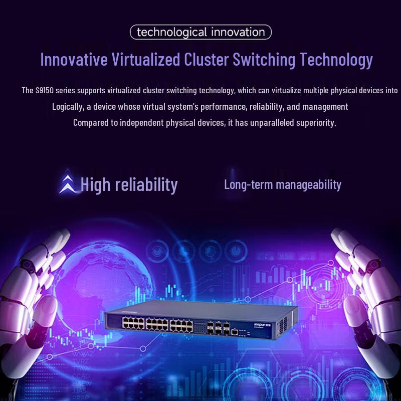 Inspur S9150-8N4X-Q Managed Layer 3 Network Access Switch