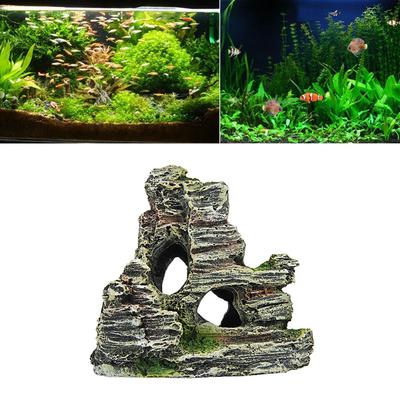 Cartoon Resin Castle Aquariums Castle Decoration Aquarium Fish Tank Tower 