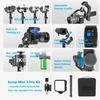 FeiyuTech SCORP Mini-3 PRO 3-Axis Gimbal Stabilizer for Cameras, 2.0kg Payload Capacity, Wide Range of Camera Compatibility, Image Stabilization, Trip