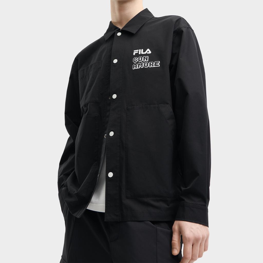 New FILA ORIGINALE Jackets Men's Black F11M429702FBK