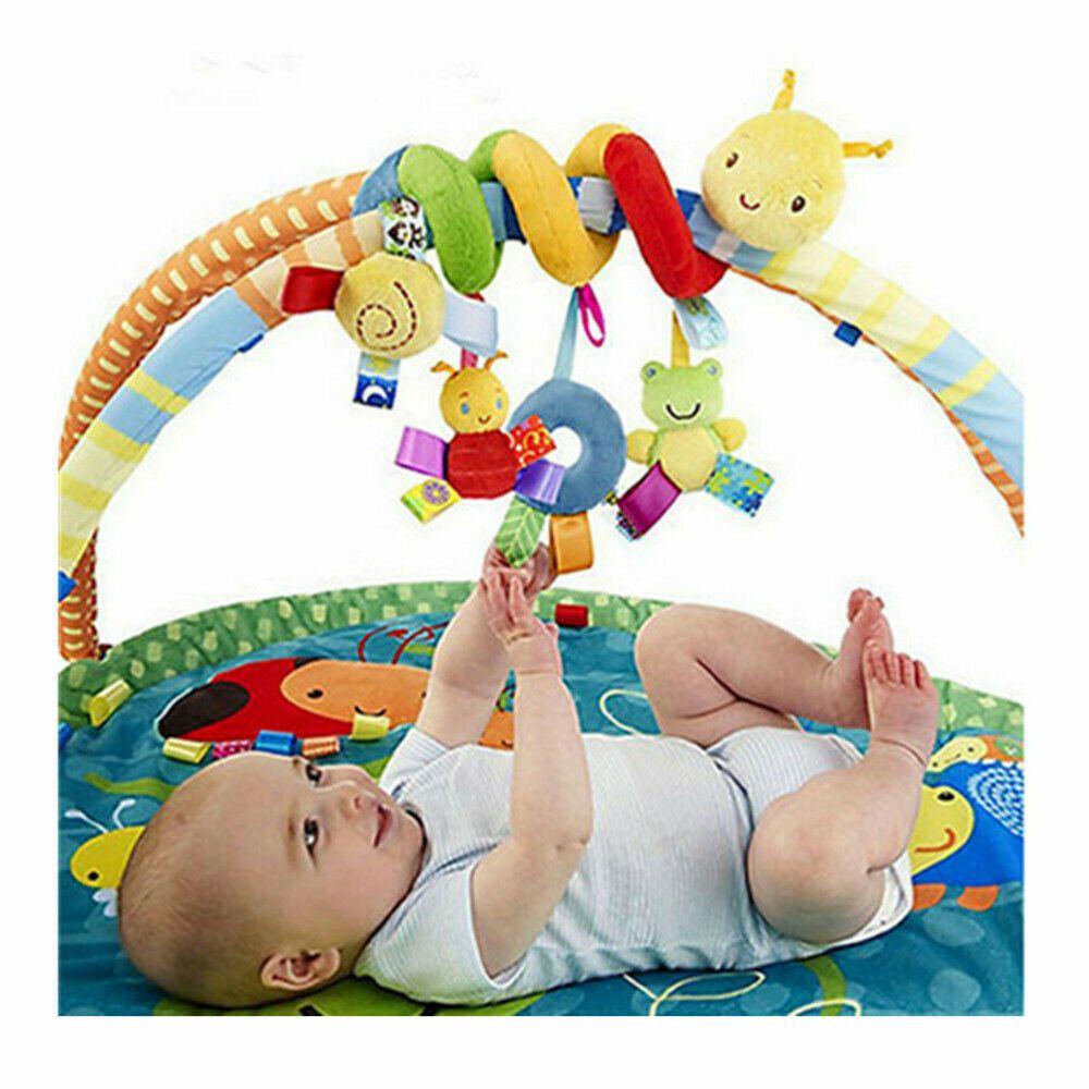 Adorable Baby Newborn Infant Hanging Rattles For Crib Stroller With Vibrant Colors