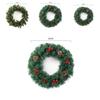 Festive 11.8-23.6in Snowy Red Ribbon Berries Pine Cone Christmas Wreath Xmas Gift