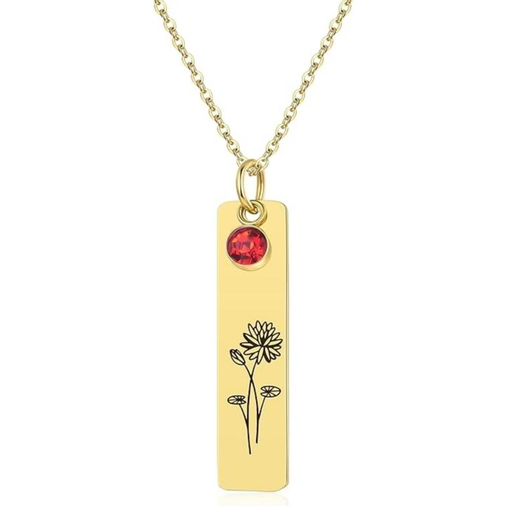 A Variety of Plant Flower Necklaces Transformed into Birthday Flower Necklaces, Versatile Mother’s Day Gifts