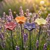 Kreativer tragbarer Bienenwasserspender Harzblume Trinkbrunnenhalter Bienenbewässerungsstation Vogelbadständer Haushalt