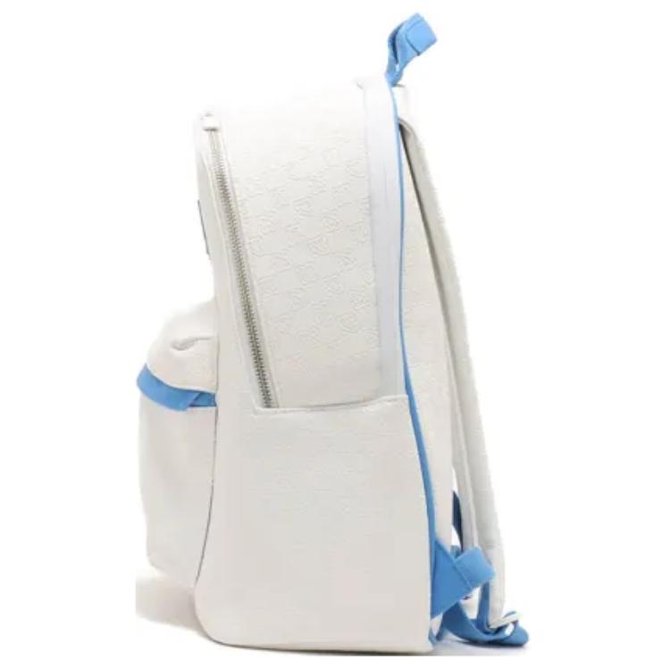 New Jordan Polyurethane Backpack Large Size Unisex White JD2443026AD-003